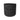 Charlie Planter in Black Washed