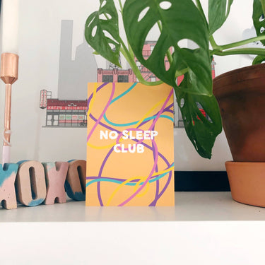 No Sleep Club Card