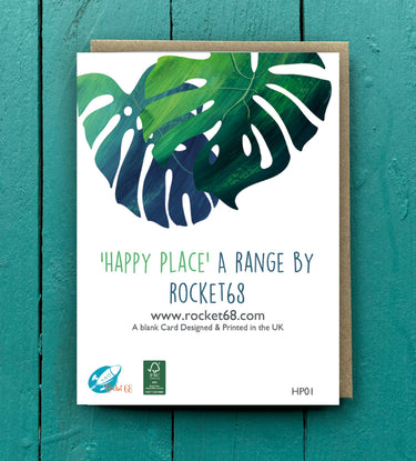 Houseplants Birthday  Card