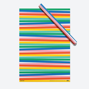 Rainbow Stripe Gift Wrap