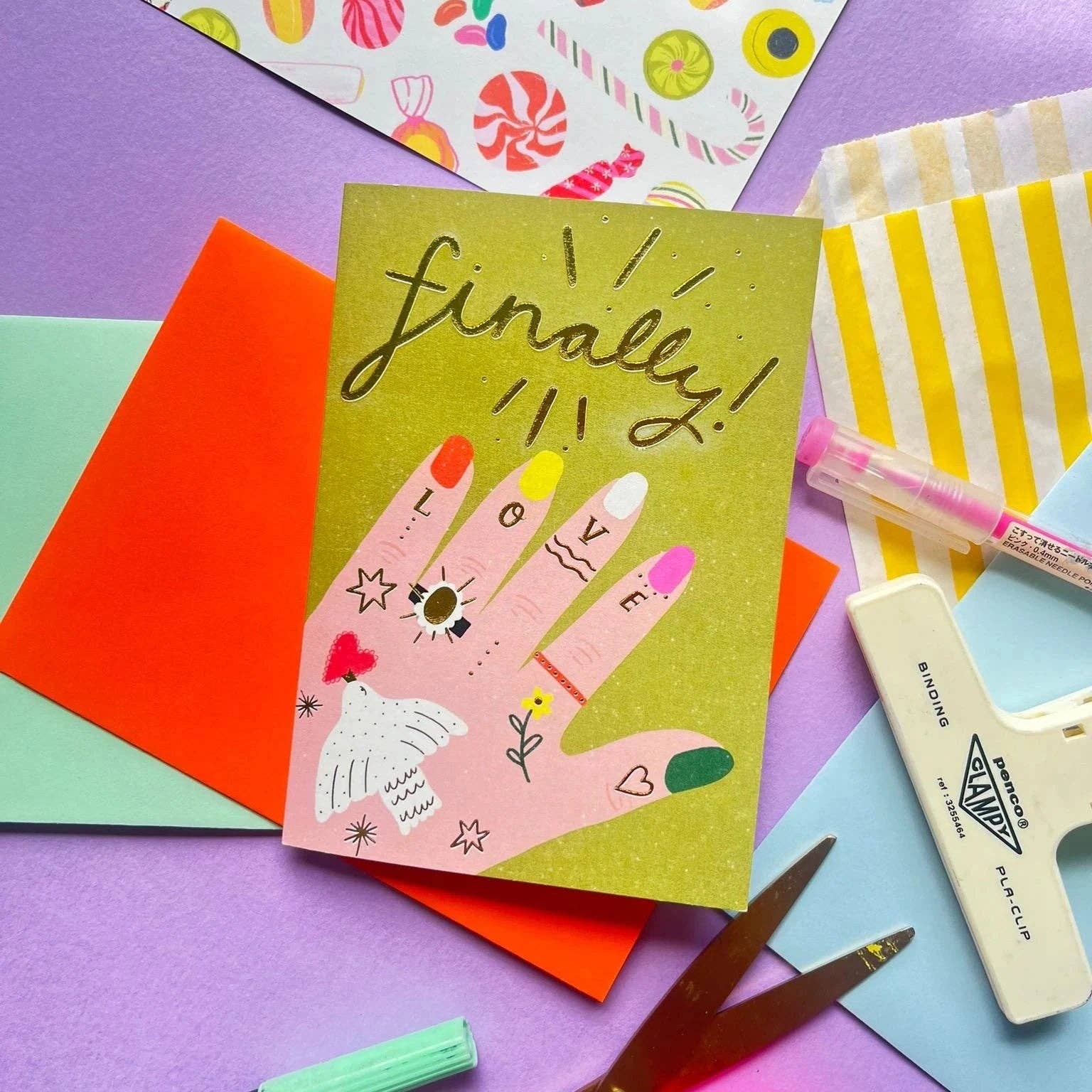Funky Engament Rings Finally! Engagement Card – Memento Belfast