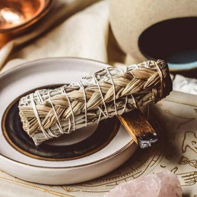 White Sage & Braided Sweet Grass