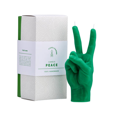 Green Peace Hand Candle
