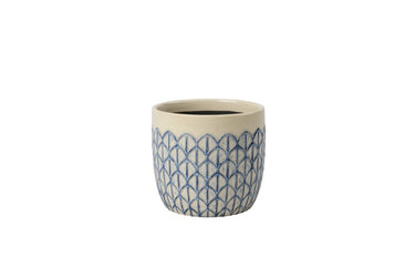 Crème Geo Indoor Pot