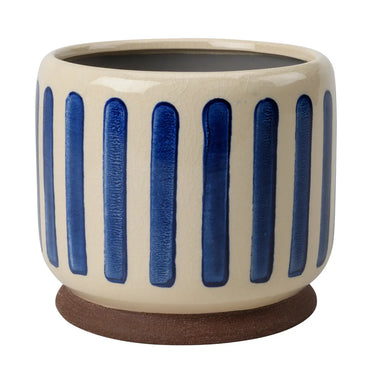 Blue Stripe Pot