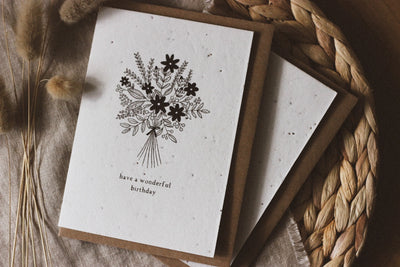 Happy Birthday Plantable Seed Card