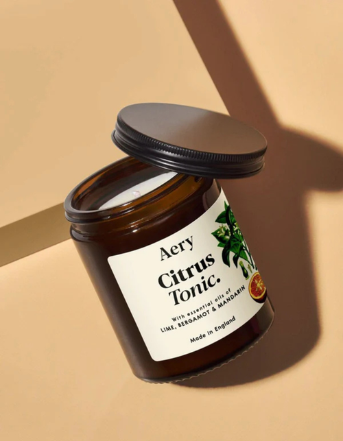 Citrus Tonic Scented Jar Candle