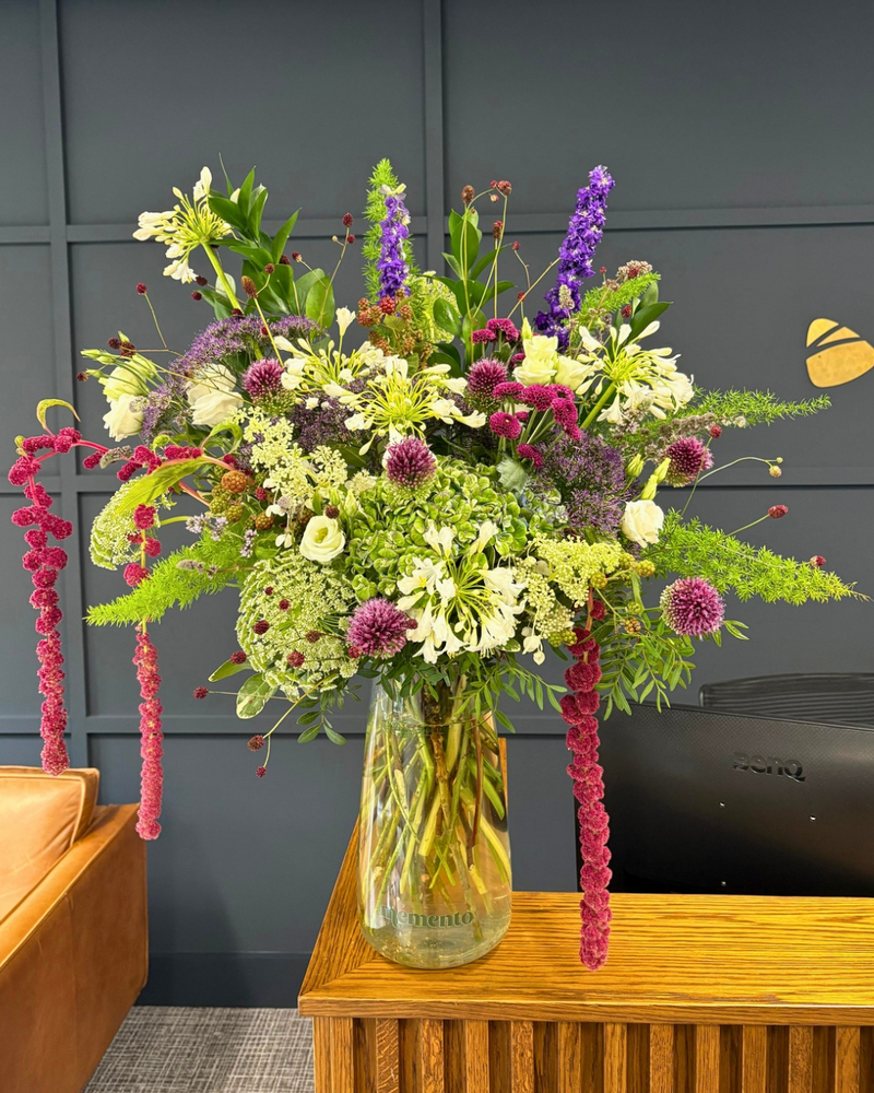 Holding image for reception flowers — replace with your project photo