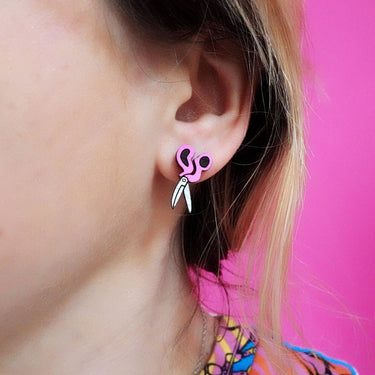 Scissors Stud Earrings
