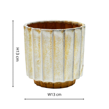Lugano Scalloped Reactive Planter