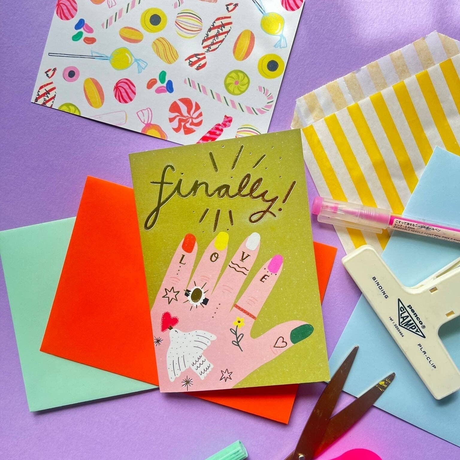 Funky Engament Rings Finally! Engagement Card – Memento Belfast