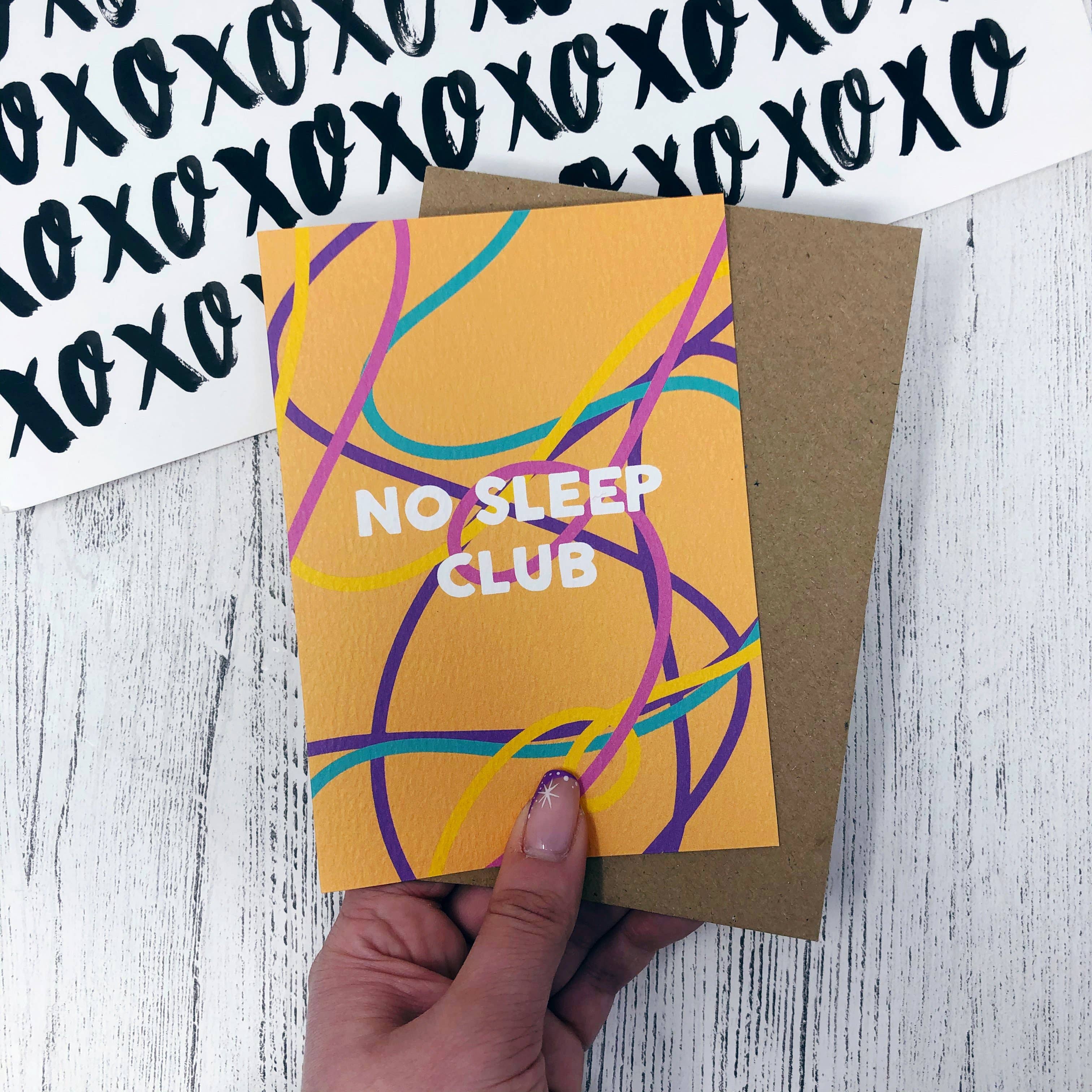 Cannot Sleep Members Card No Sleep Club Card – Memento Belfast