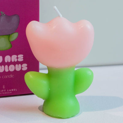 Pink Tulip Candle You Are Fabulous