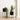 Black Planter with Stand