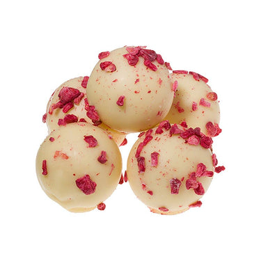 Raspberry and Marc de Champagne Truffles