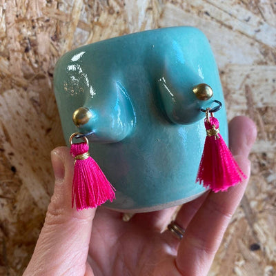 Boobie Candle - Turquoise