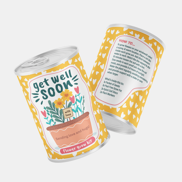 Get Well Soon Flower Grow Kit Gift